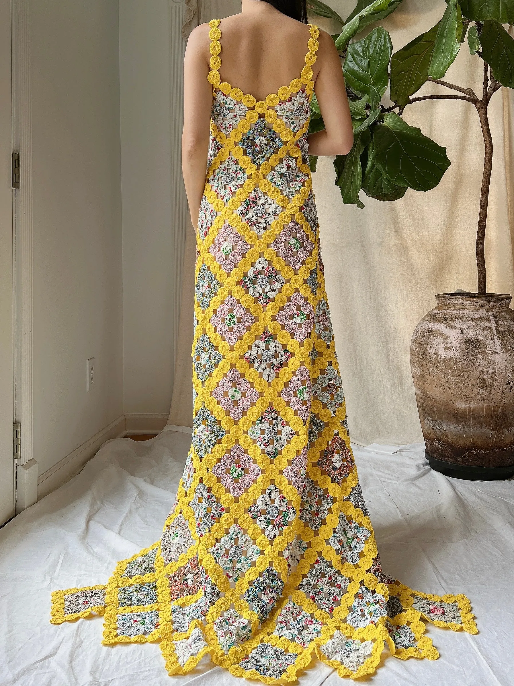 Yoyo Halter Hi-Low Gown - M