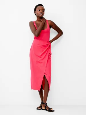 Zena Jersey Wrap Midi Dress